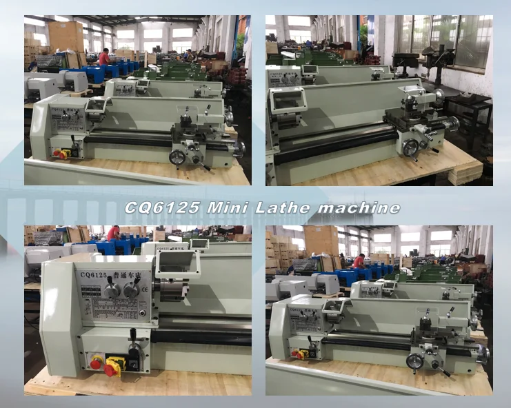 China  Mini Metal  Lathe Machine CQ6125