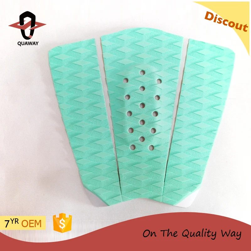 Free Shipping Eva Foam Surf Traction Pad Sea Blue 3m Adhesive Pads