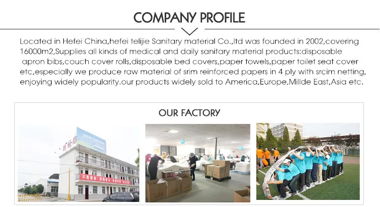 Medical Perforated Disposable Bed Cover Roll