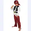 Child Raggy Pirate Party Outfit New Fancy Dress Caribbean Halloween Costumes For Kids Girls Boys Children QBC-5544
