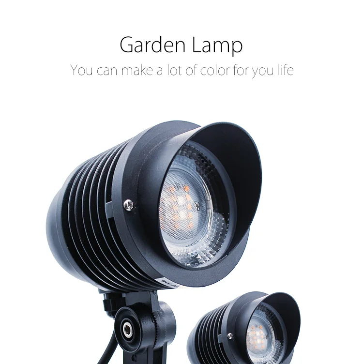 RGBW Color LED Garden Light with RF Remote Control