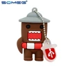 Cartoon Pen 64GB Japanese Domo Kun Girl Lovely Creative Drive 4GB 8GB 16GB 32GB USB Flash Memoria Stick Disk