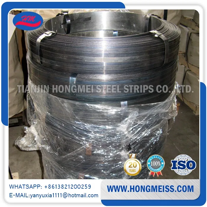 Hoop iron Zinc coated steel Packing strapping 19,25,32mm