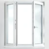 Wholesale hot sale aluminum french window swing panel customized dimensions service