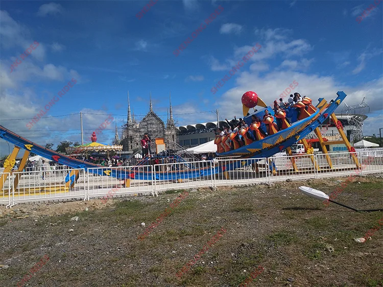 Factory Direct Funfair Attraction Games Amusement Swing Rides 20 Seats Flying UFO Ride for Sale 