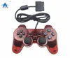 Transparent Wired Game Controller Joystick Gamepad Joypad with double shock For Playstation 2 PS2