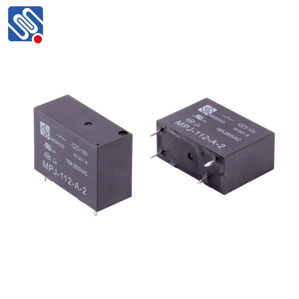 Meishuo MPQ1-S-112D-A-6 Open Type 30A 240vac Power 5 Pin Relay 10a 12v Pcb sealed Micro Rele for Home Appliance