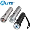 3 Function Small UV Black Light Laser Flashlight LED White Light Laser