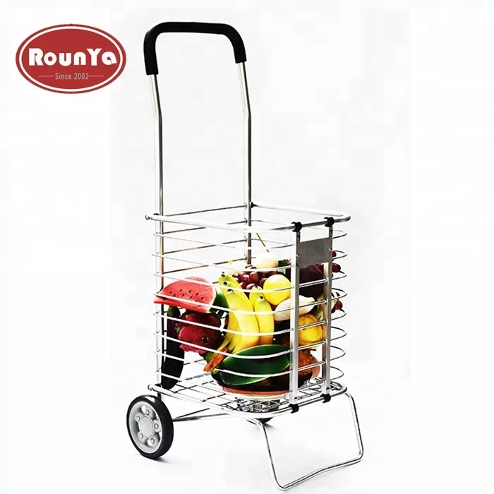 
Folding shopping cart trolley truck with 2 wheels 
