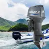 T75FWL-T 75HP 2-stroke long shaft outboard engine boat motor outboard motor with electric start power trim