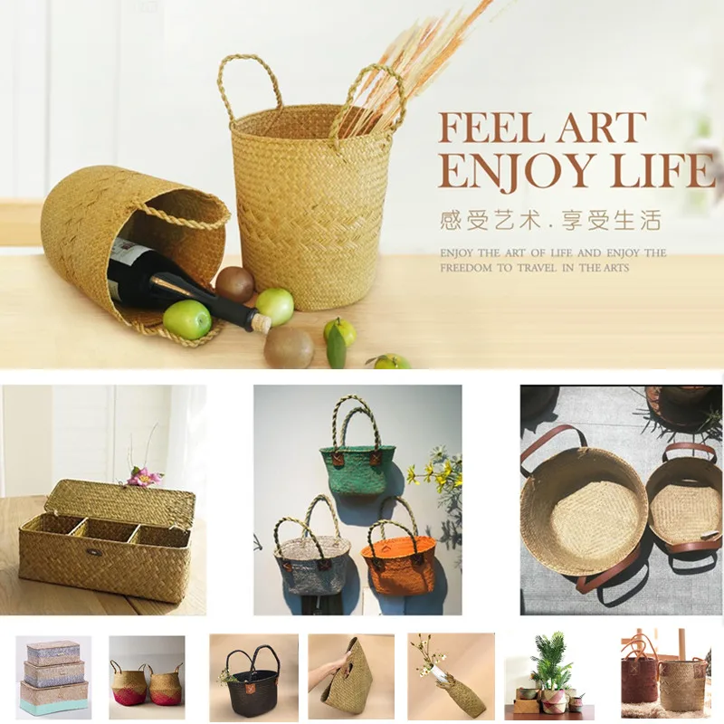 New design natural water hyacinth laundry baskets Hotel use handmade hot sell woven rattan laundry basket for washing clothings
