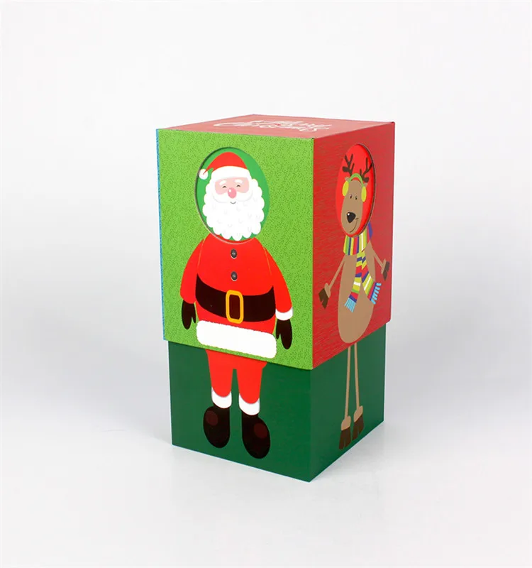 Custom Children Cardboard Paper Lid Christmas Gift Box - Buy Christmas ...