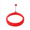 Pancake breakfast cooking tool sandwiches silicone fried egg mold round shaped nonstick silicone egg ring with handle