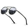 Man polarized restoring ancient circle frame fashionable aluminum magnesium driving UV400 sunglasses XY053
