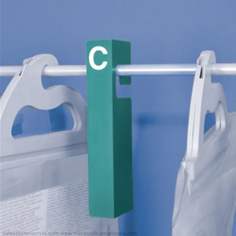Acrylic Bag Dividers Prescription Retrieval System Divider For Hang Up