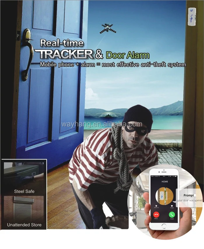 Advanced Gsm Door Detector,Wireless Door/ Window Alarms,Car Door Open