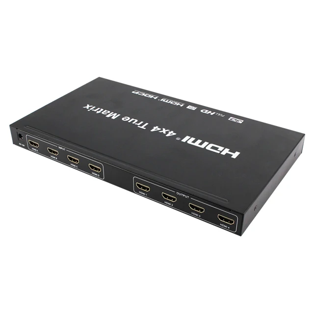 Hdmi 4x4 Matrix 4k Remote Ir True Matrix With 4 Inputs 4 Outputs For ...