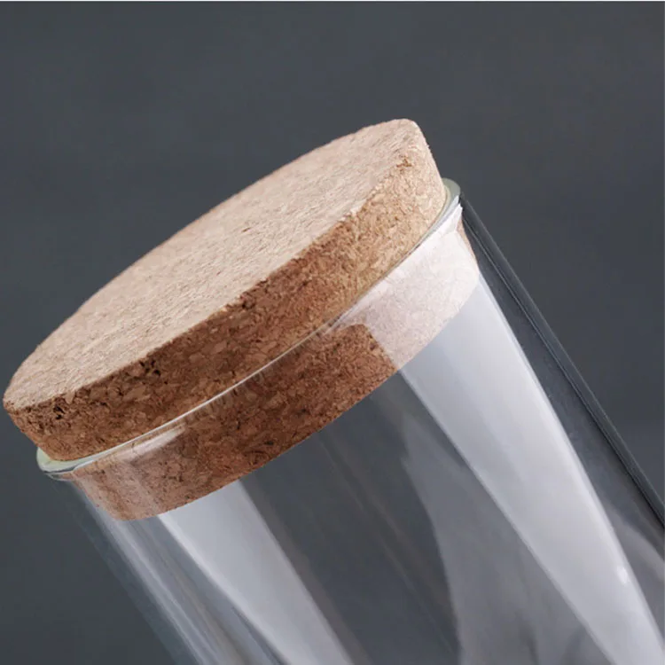 Wholesale Stackable Airtight Glass Jars With Cork Lids Buy Glass Jars