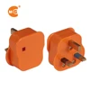 PC orange color uk13 amp fused plug with indicator
