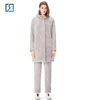 Winter Womens Wear With Hooded Thick Coral Fleece Womens Pajama Set