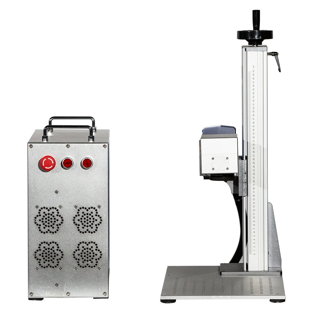 split type 20w raycus fiber laser marking machine