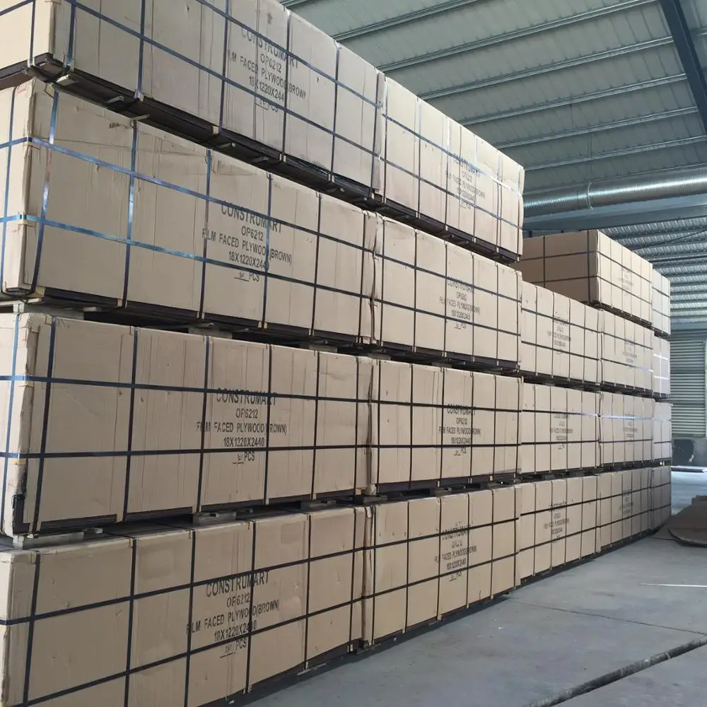 high quality poplar wood  film faced shuttering plywood boards price for dubai wholesale market