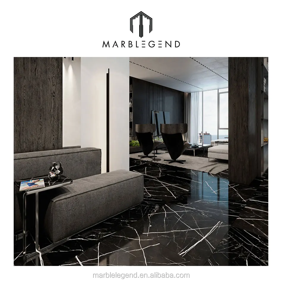 大理石石黒リビングルームフローリングアイデア黒白ストライプ Buy 黒白のストライプ大理石の石 Product On Alibaba Com