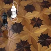 Germany technique anti-scratch parquet chevron solid oak swift lock hand scraped hickory wood flooring