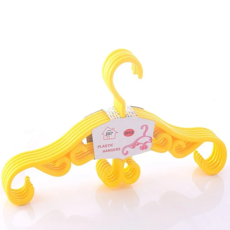 colorful plastic wet and dry dual-use clothes skirt hanger