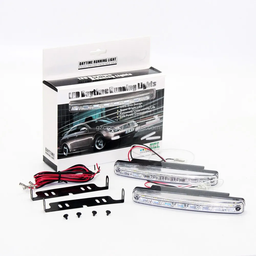 Automatic Turn Off Drl-240 Bright Led Daytime Running Light Safety For ...