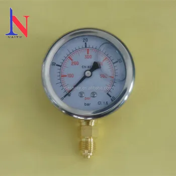 oil filled water pressure gauge