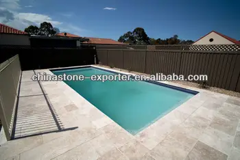 Mármol Crema Natural Travertino Extendedora,Piscina Azulejo Extendedora