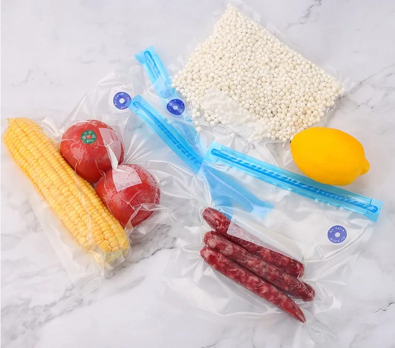 Sous Vide Bags Reusable Food Vacuum Sealed Bags With Hand Pump Vacuum