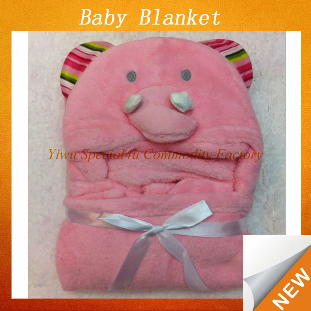 Duck Head Design Infant Blanket Animal Shaped Baby Plush Blanket Soft