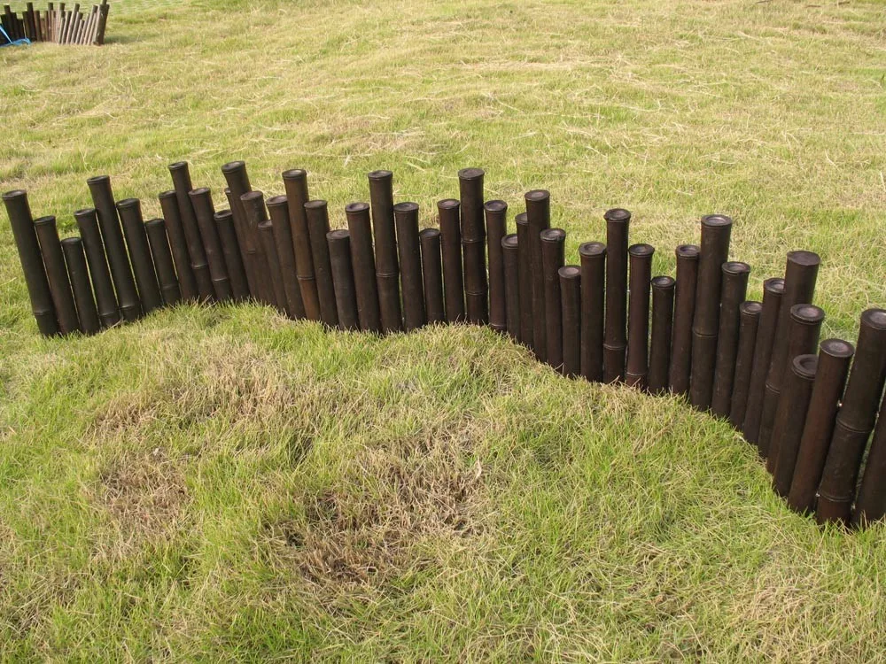 Lwbb01 Natural Bamboo Border,Bamboo Edging,Bamboo Palisade Buy