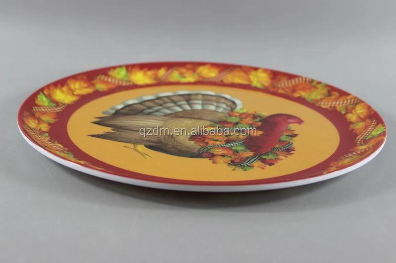 Nation Style Melamine Dinner Plate Plastic Dishes
