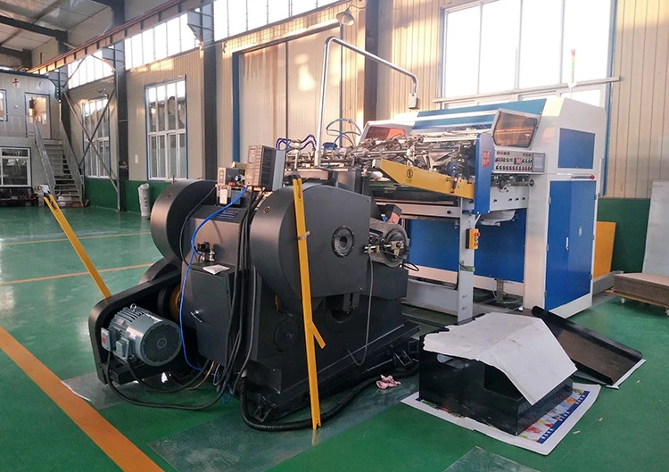2017 NEW LATEST business LUM 1300mm creasing and cutting assembling machine made in cangzhou