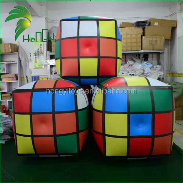 rubik's cube helium balloon