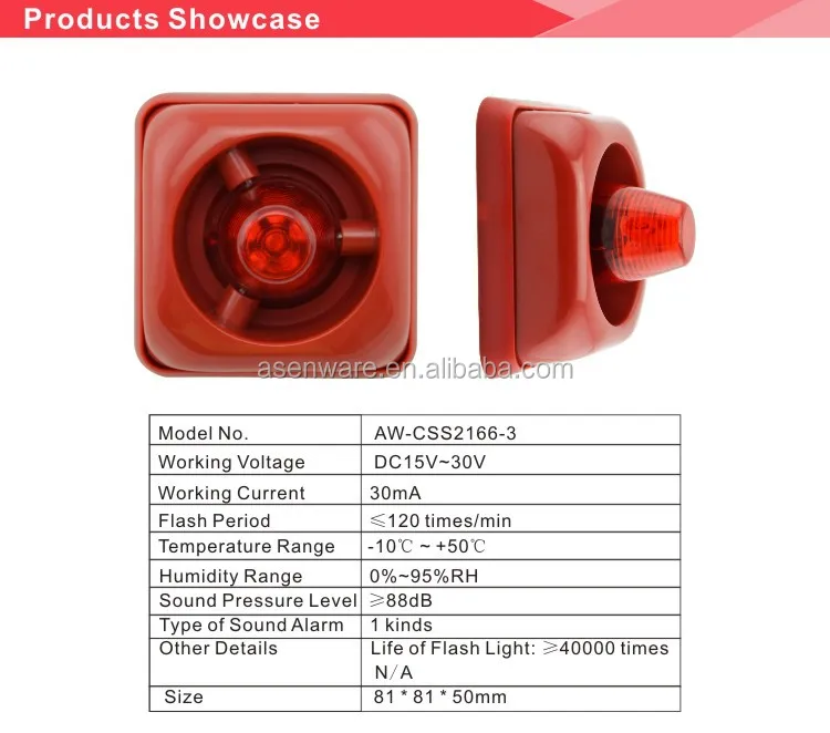 DC24V Fire Sounder Siren