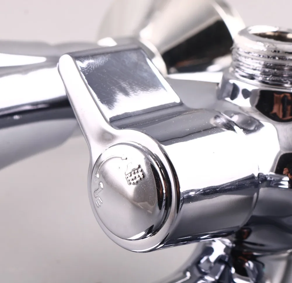 中国镀铬 abs 塑料欧洲淋浴龙头