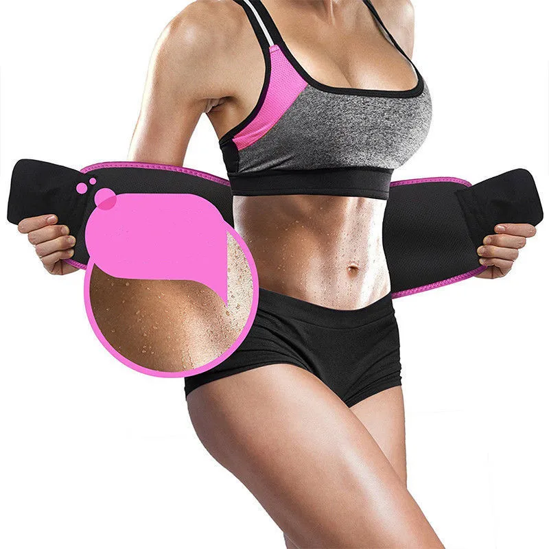 Waist Trimmer Exercise Belt Slimming Burning Fat Sweat Body Shaper Weight Loss 