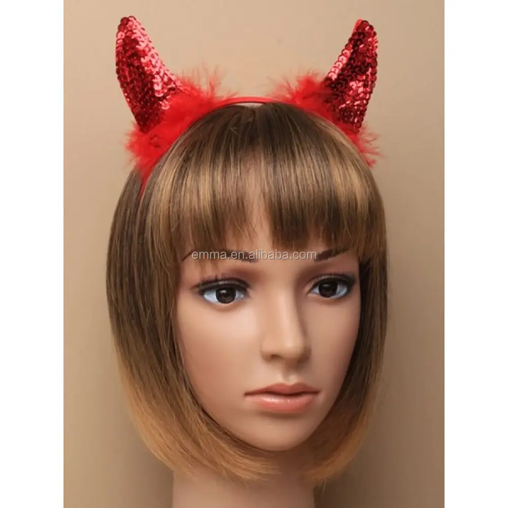 HALLOWEEN PARTY HEADBAND BAT BOPPER WITCH HAT ALICE BANDS DEVIL HORN FANCY DRESS