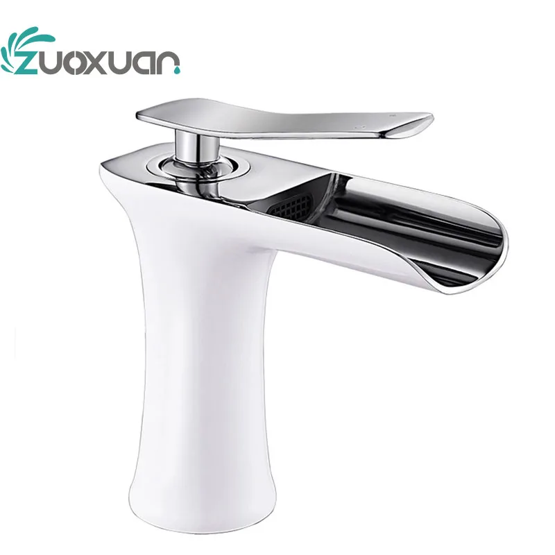 Red Bronze Single Bathroom Antique Brass Vessel Sink Faucet