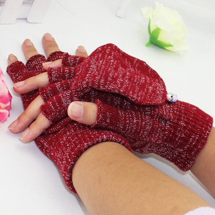 winter gloves with fingers cut out