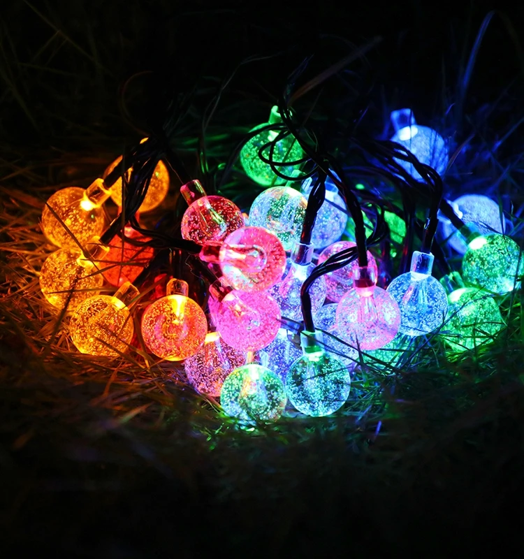 30 Led Multi Color Outdoor Decorative Solar Powered Fairy Christmas Globe String Lights Buy
