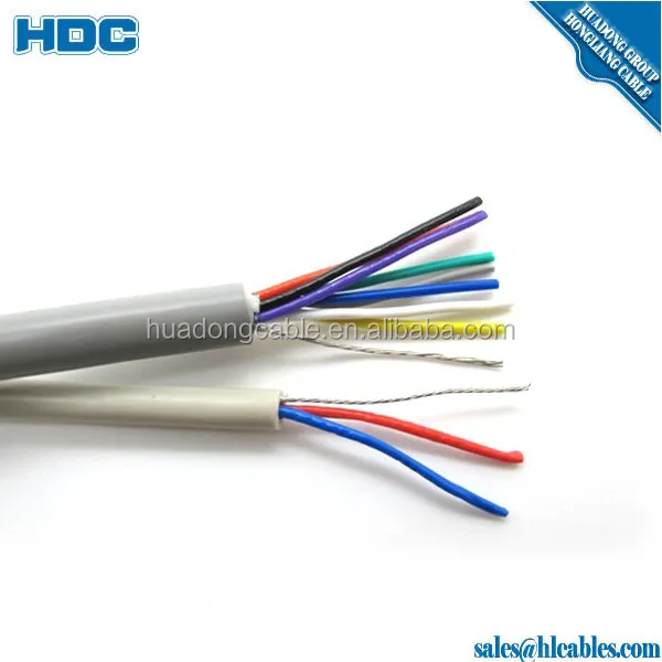 Cable Galvanized Steel Wire Braided 1p*1.5mm Pvc Instrument Cable - Buy ...