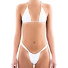 Solid monokini bandage swimwear seamless reversible swimsuit for Woman on vacation