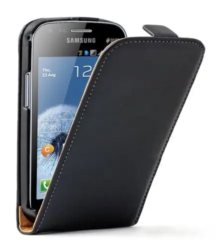 Newest For Samsung Galaxy S Duos 2 GT-S7582 Ultra Slim Leather Flip Case lowest price