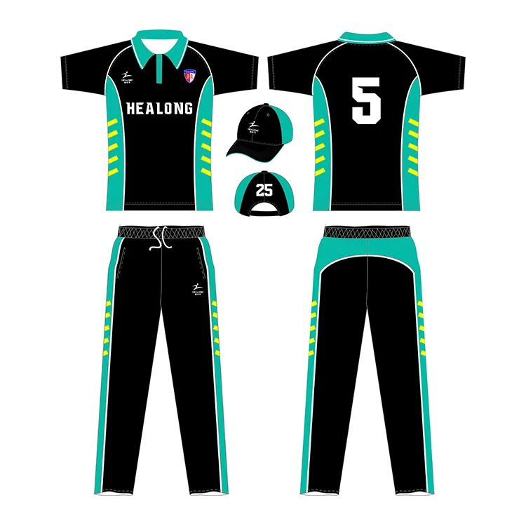 China Wholesale Sport Clothing 100%polyester Sublimation Cricket Team ...