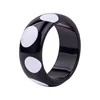 2019 trending handmade bracelet round dot wide epoxy resin bracelet for girl